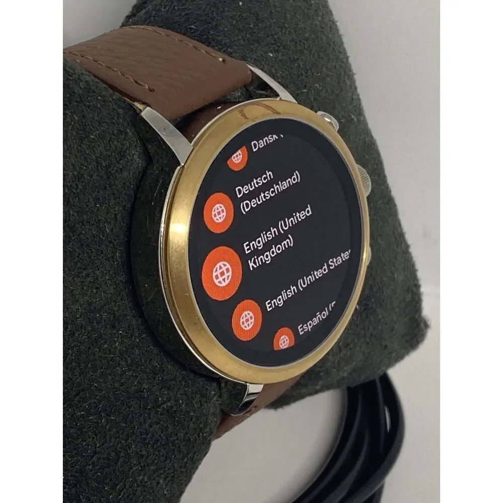 Fossil Gen 4 Authentic Digital Dial Smart Watch Custom Band FTW6016 AB504